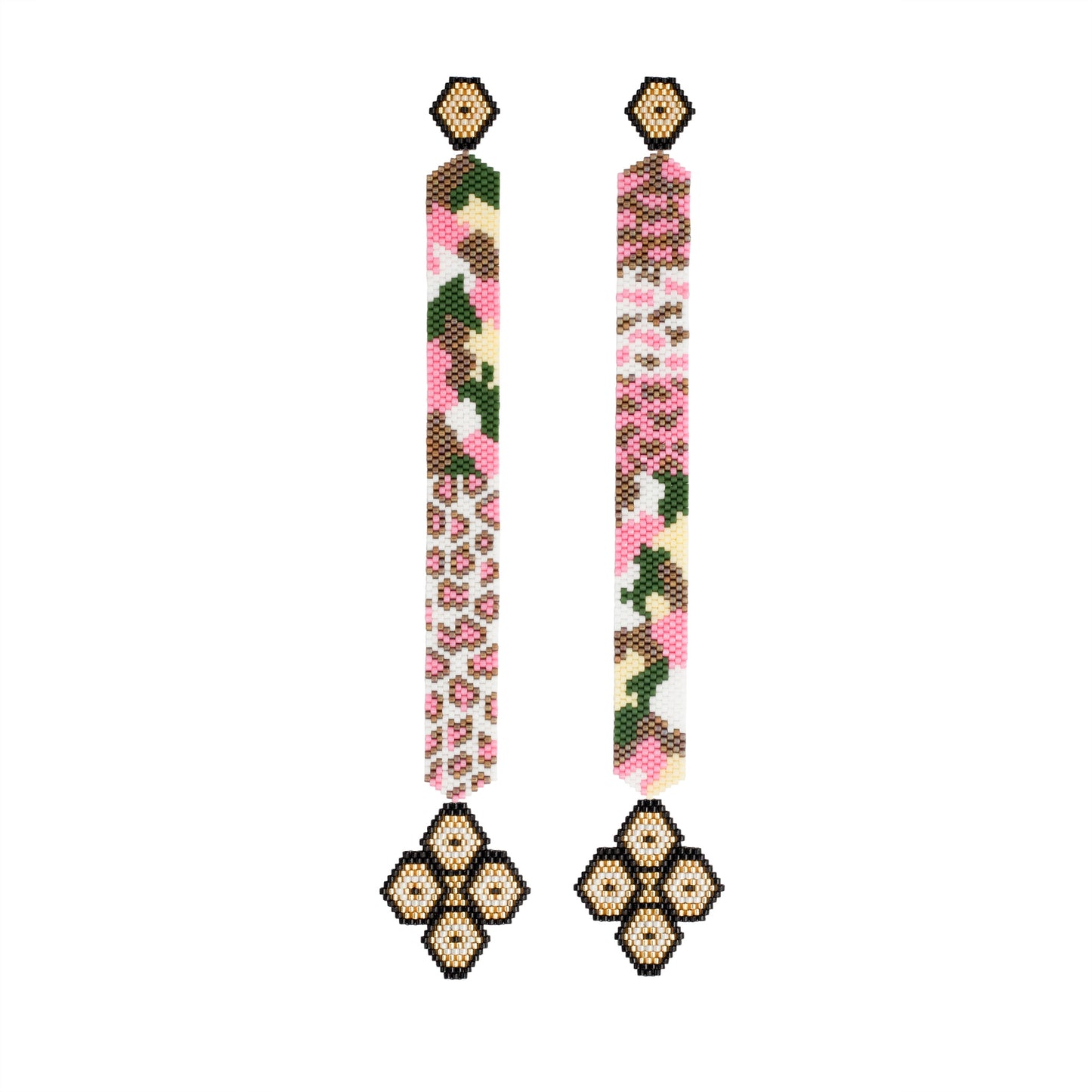 Aretes Cuento Camuflado Cuatro Ojitos