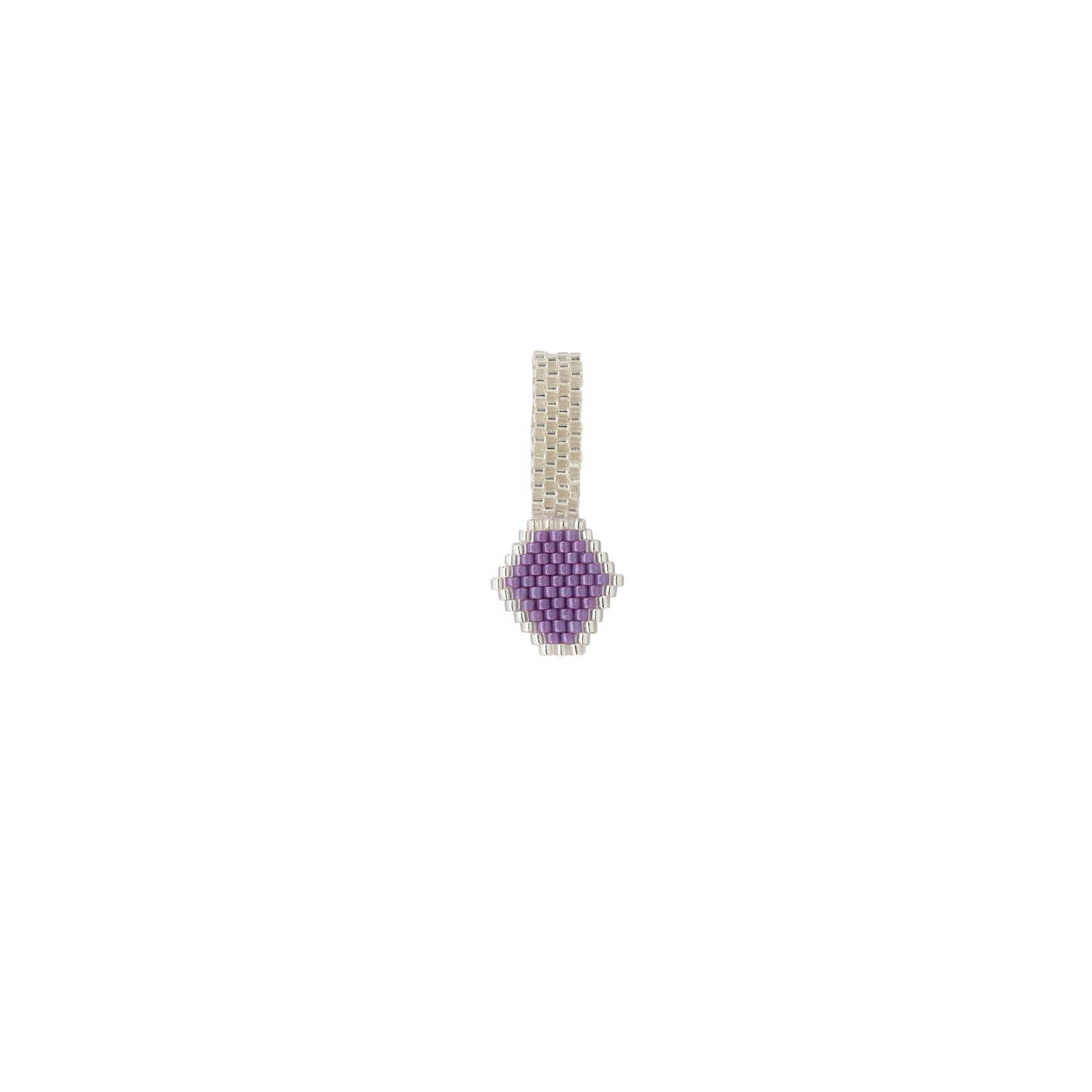 Dije Ojito Eco Purple and Silver