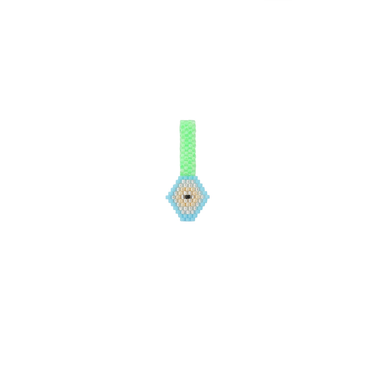 Dije Ojito Bright Green and Blue