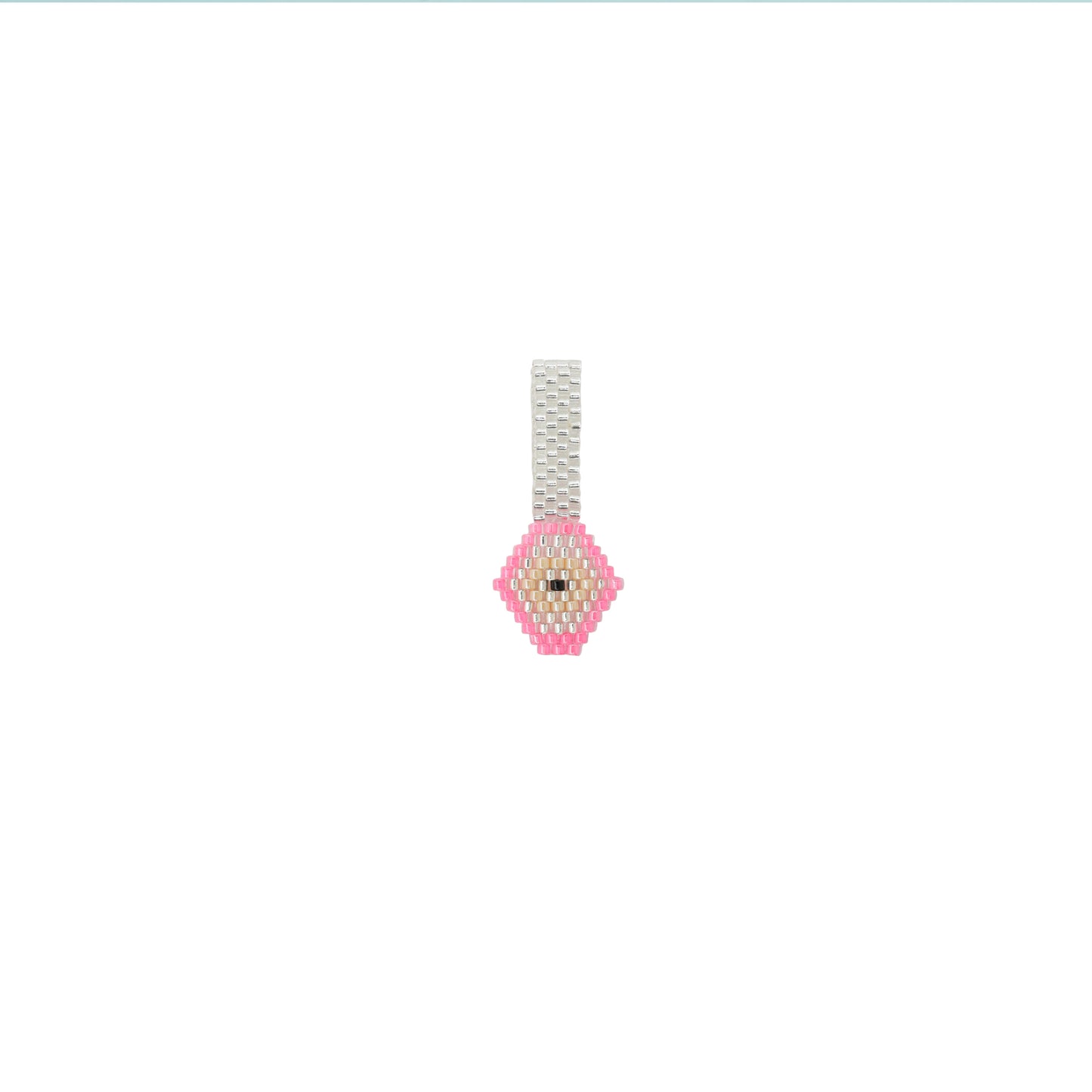 Dije Ojito Silver and Pink