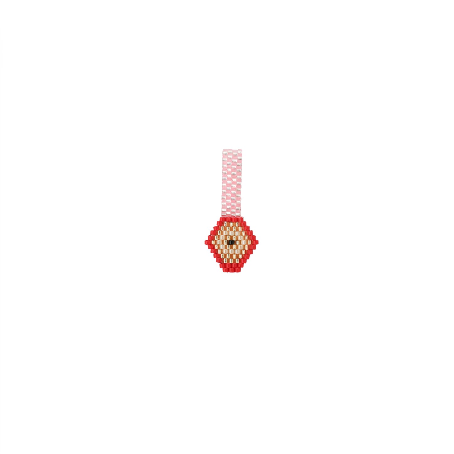 Dije Ojito Baby Pink and Red