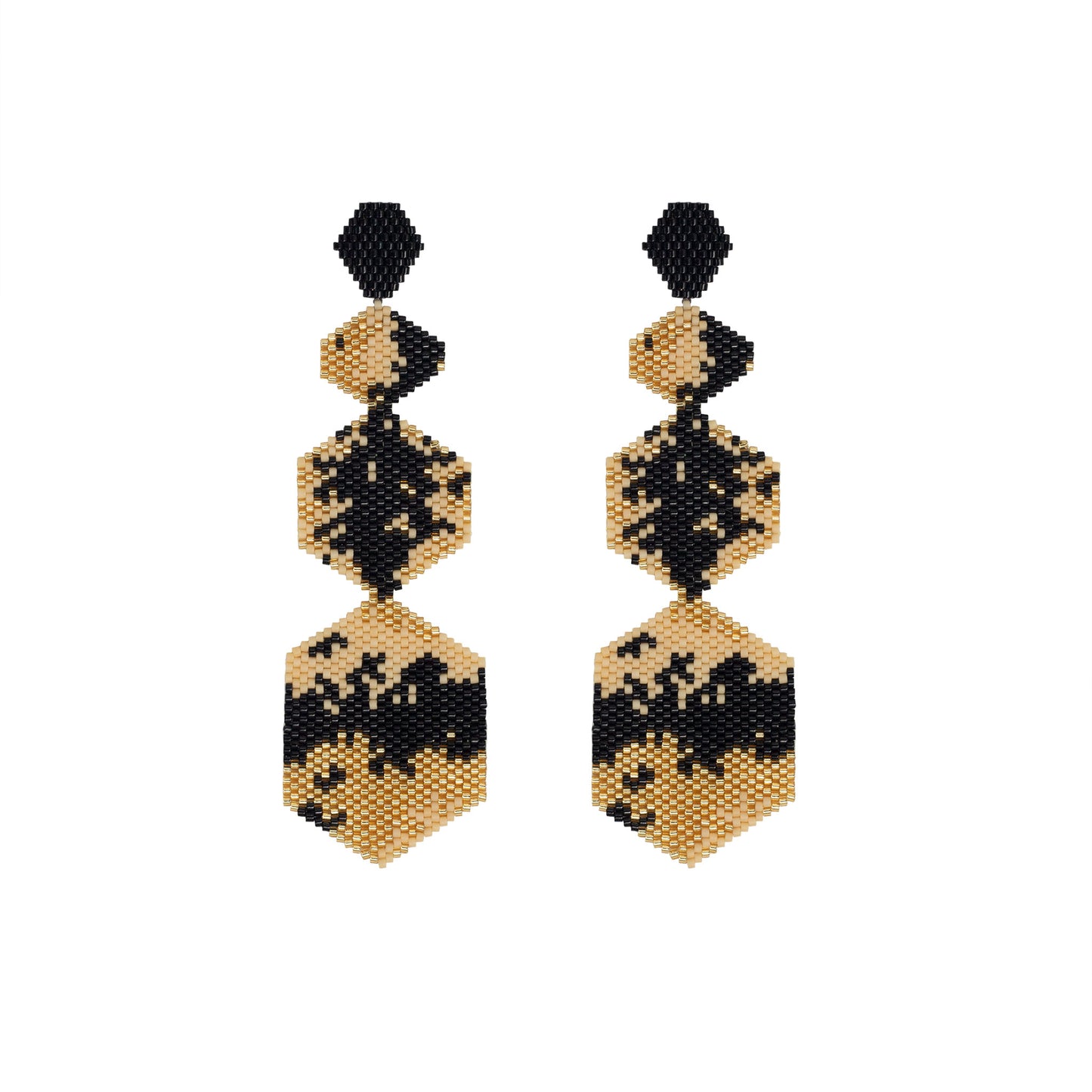 Aretes Noche Beige de Van Gogh