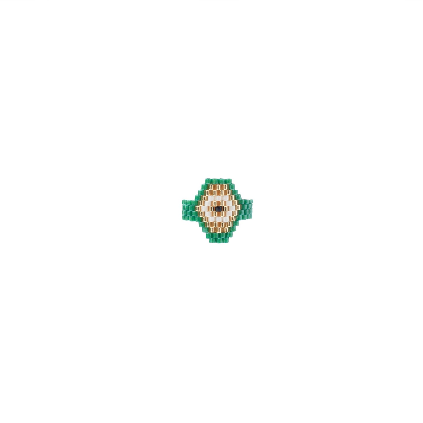 Anillo Ojito Verde Oscuro
