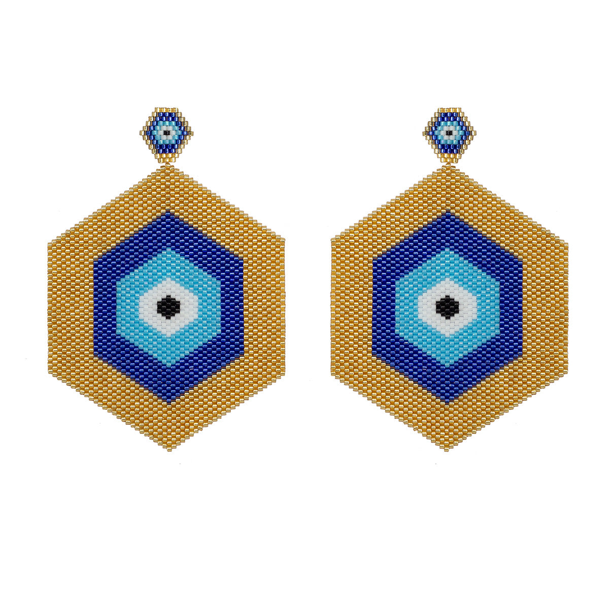 Aretes King Mar Dorado