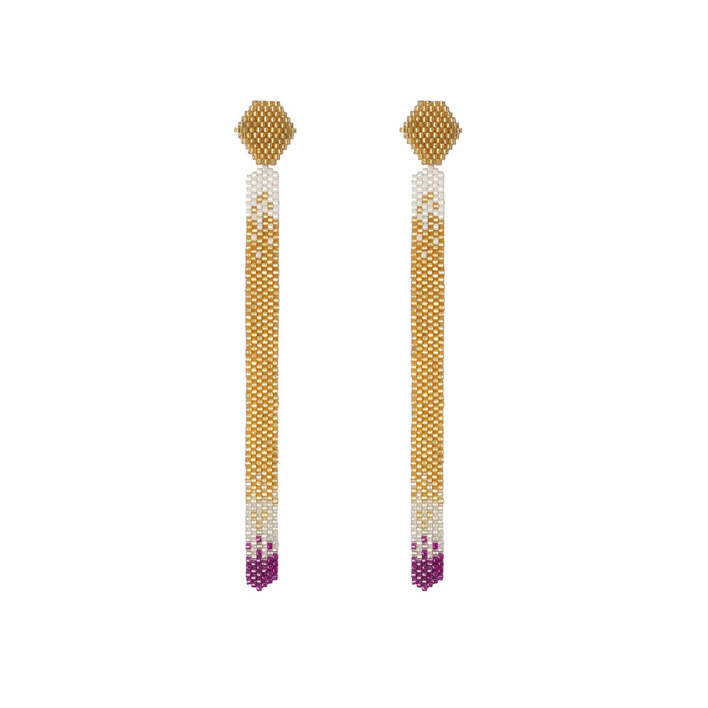 Aretes Lluvia Lylac