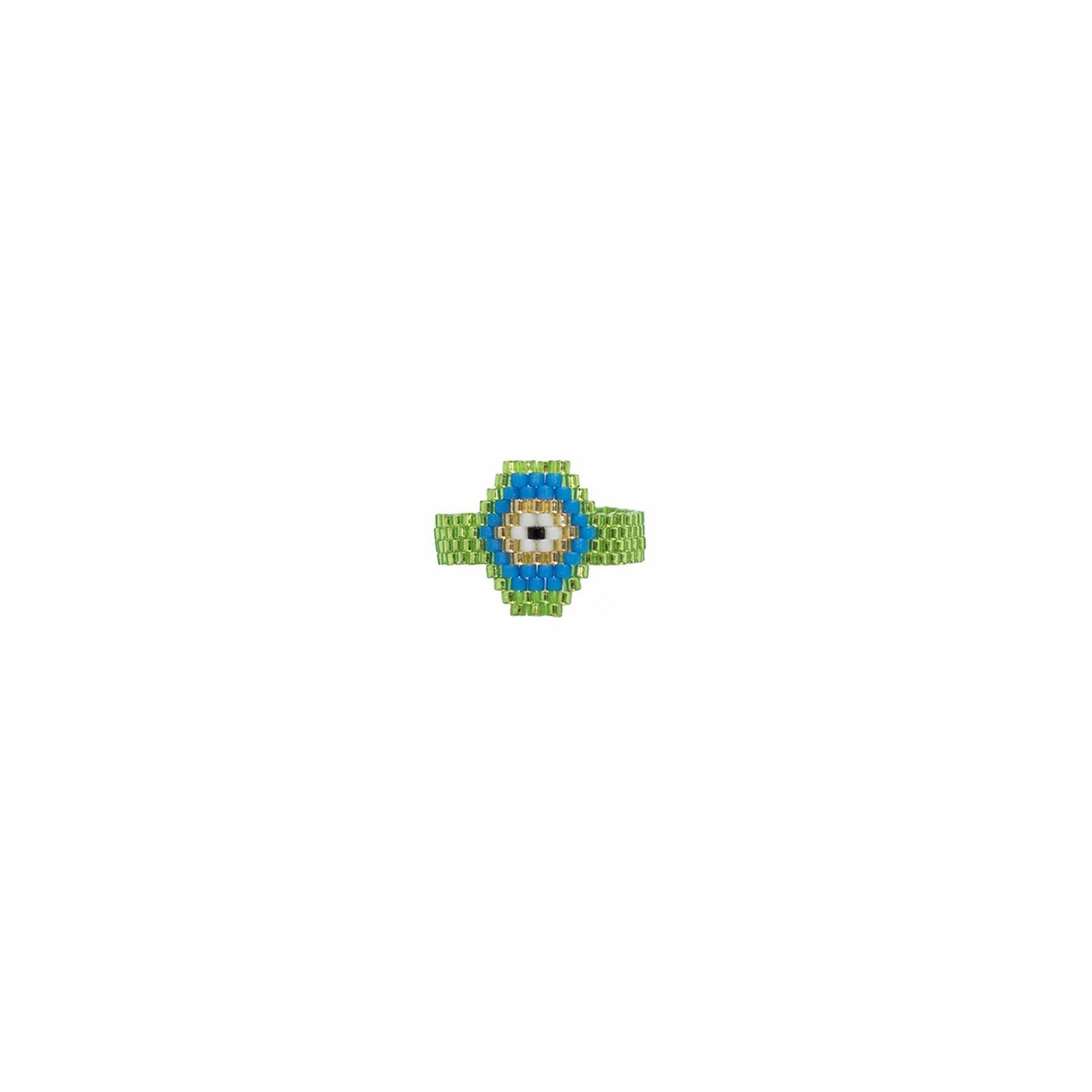 Anillo Ojito Niña Verde Claro