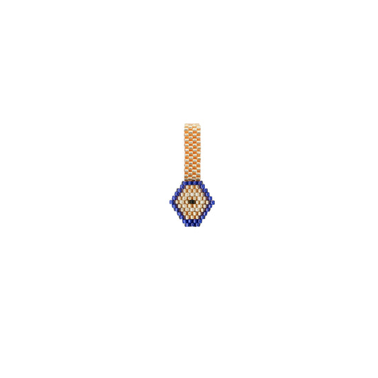 Dije Ojito Gold and Metallic Blue