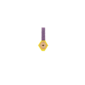 Dije Ojito Purple and Yellow