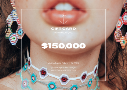 BOCANEGRA · GIFT CARD