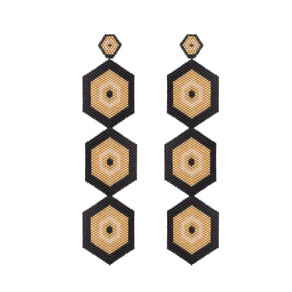 Aretes Tres Horus Reina