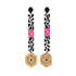 Aretes Cuento Horus Flor en Disco