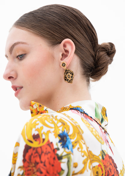 Aretes Aforismo Rococó Reina