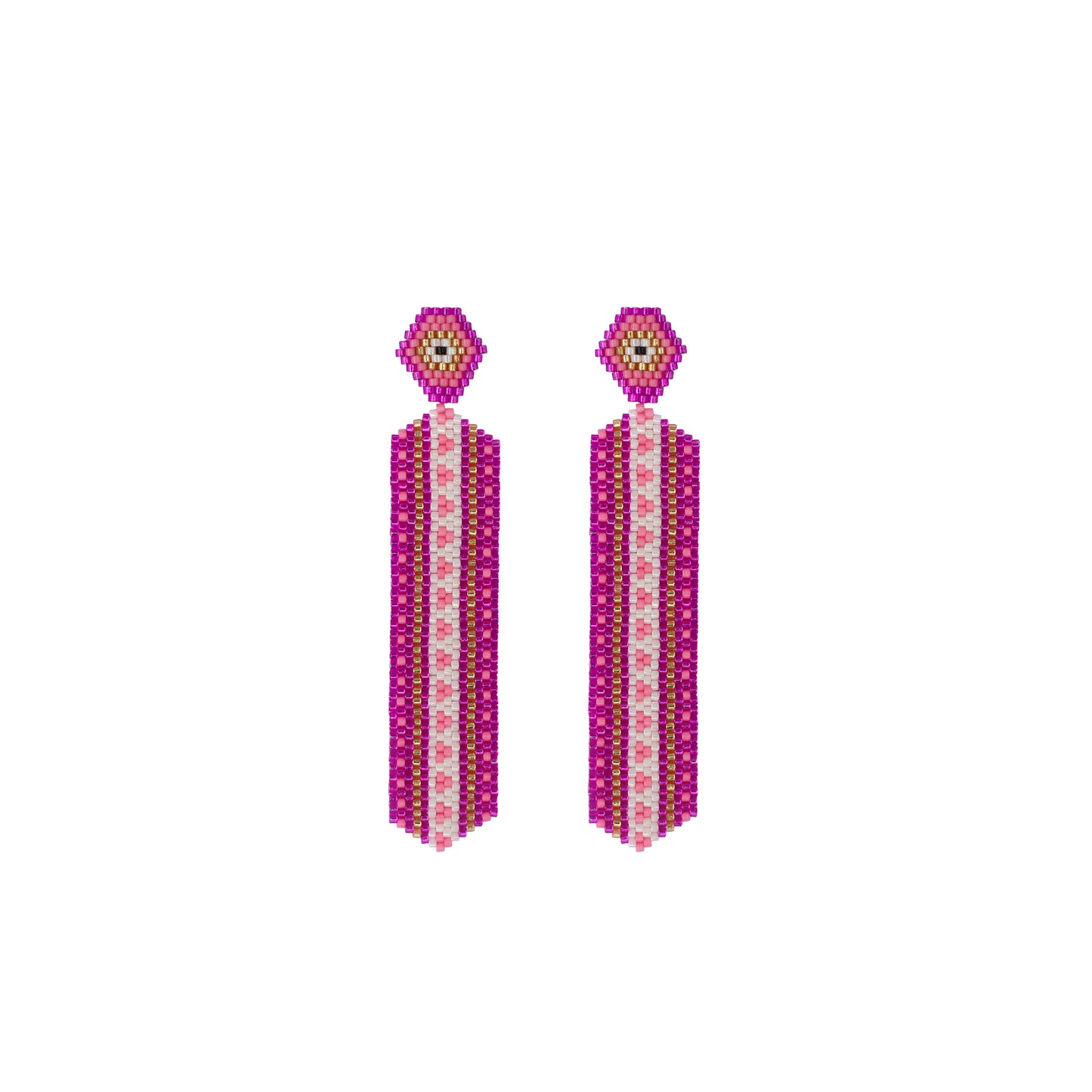 Aretes Griegos Haiku Pink Panther