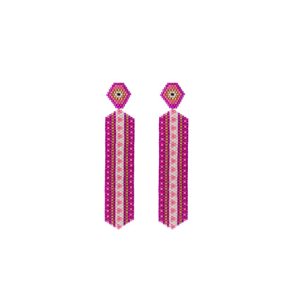 Aretes Griegos Haiku Pink Panther
